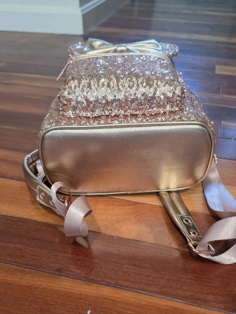 Disney Parks X Loungefly Mini Backpack In Rose Gold
